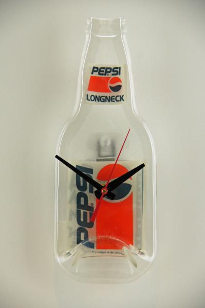 Recycled Vintage Pepsi Long Neck Bottle Clock