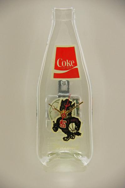 Vintage 1983 Coke NC State Championship Bottle Clock picture