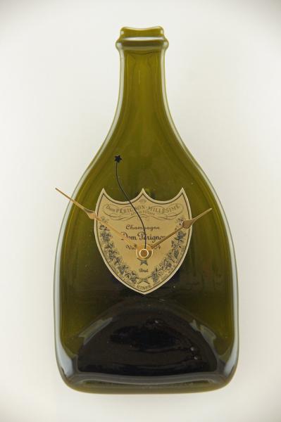 Recycled 750ml Dom Perignon Bottle Clock picture