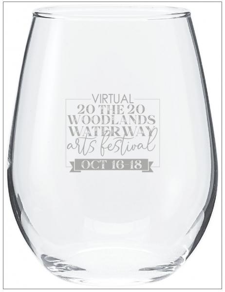 WWAF Commemorative Stemless Wine Glass