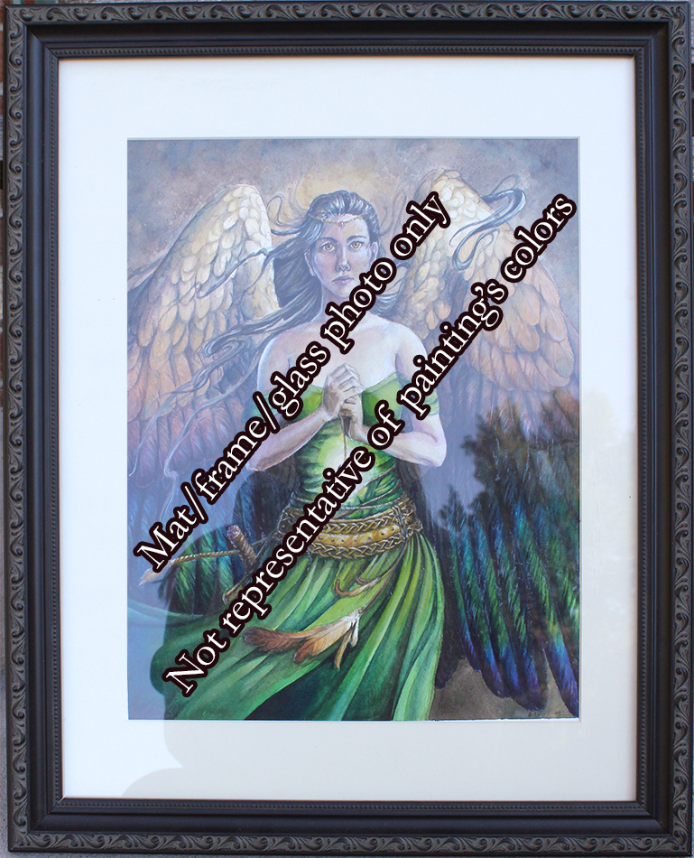 Mentor - Original Angel Watercolor Painting picture