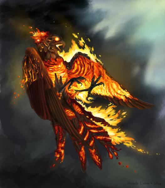 Molten Firebird - Print - Phoenix