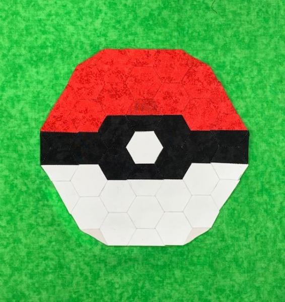 Pokeball Pokemon English Paper Piecing Kit
