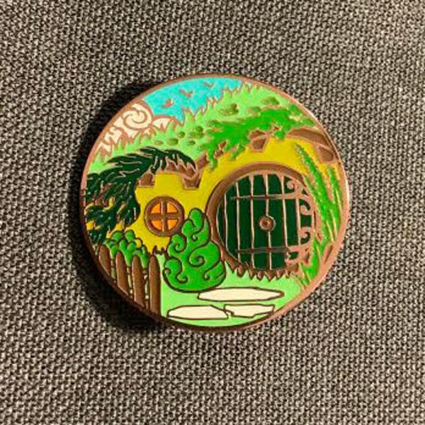 In a Hole in the Ground - Enamel Pin
