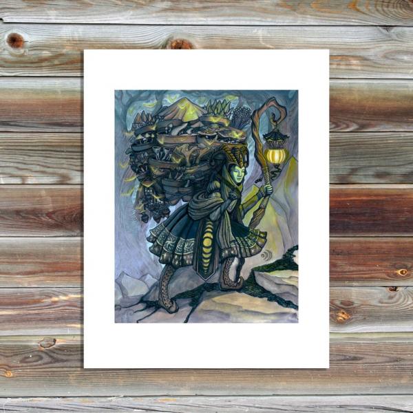 The Gatherer - print picture