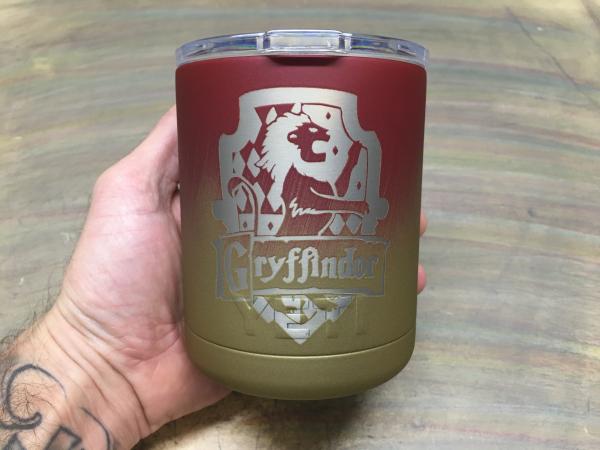 Ombre Gryffindor Crest Tumblers, Water Bottles and Mugs