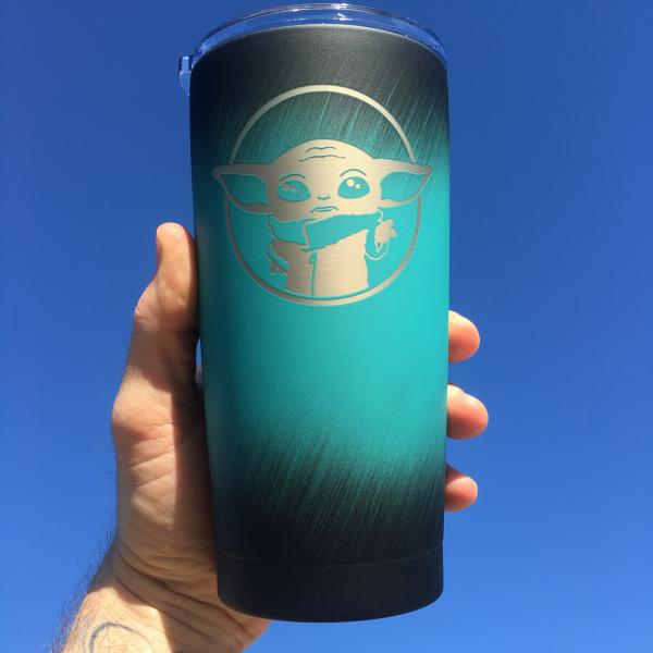 Baby Yoda Themed Yeti Tumblers, Mugs, and Water Bottles picture