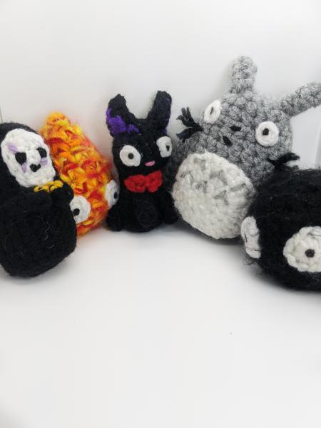 Studio Ghibli - No Face, Calcifer, Jiji, Totoro, Soot Sprite