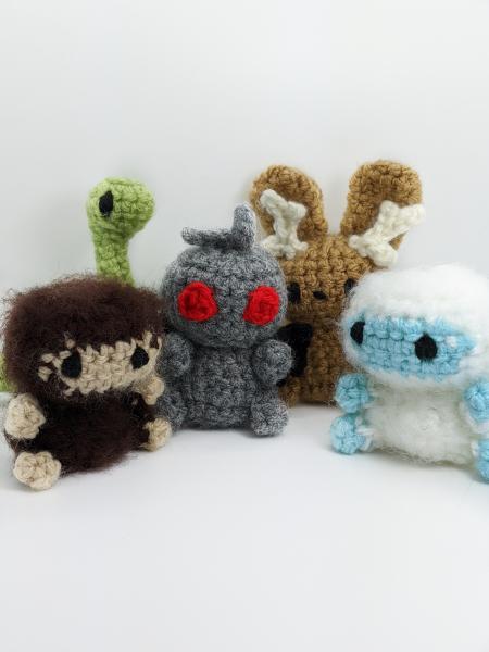 Cryptids - Mothman, Nessie, Big Foot, Yeti, Jackalope