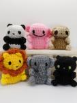 Chibi Animals - Panda, Axolotl, Sloth, Lion, Elephant, Cat