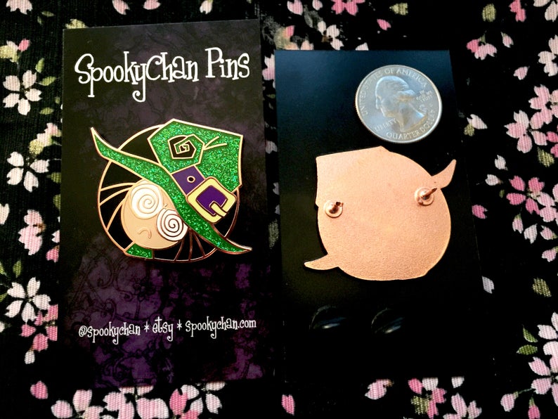 Enamel Pin - Witchy Cranky Poo picture