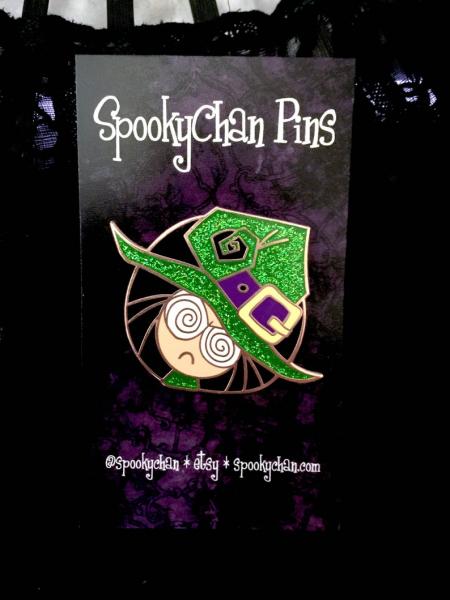 Enamel Pin - Witchy Cranky Poo picture