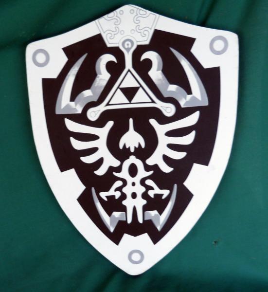 Zelda-Inspired Foam Shield, White