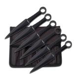 Black Throwing Knife Set (6)
