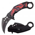 Dragon Folding Kerambit, BlackRed