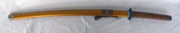 Katana, Gold, Costume Quality