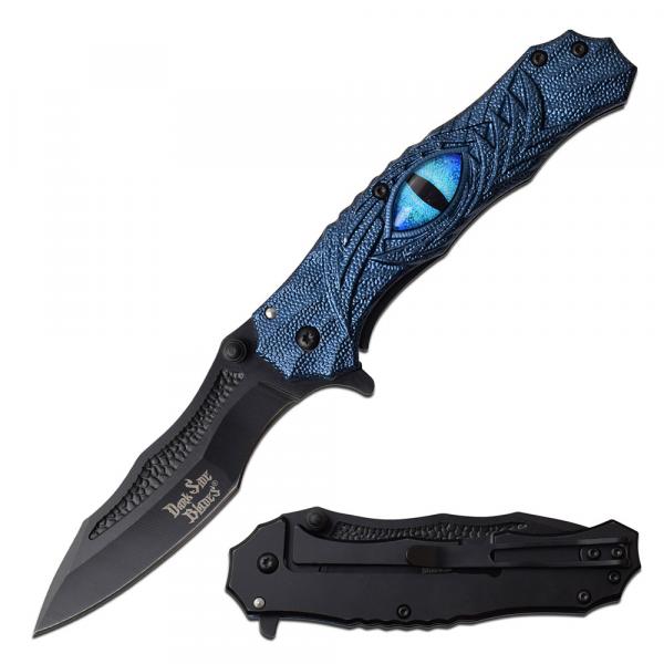Dragon Eye Folding Knife, Blue
