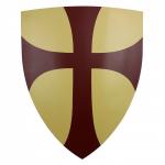25 X 18" Metal Medieval Shield Of Ibelin - Kingdom of Heaven