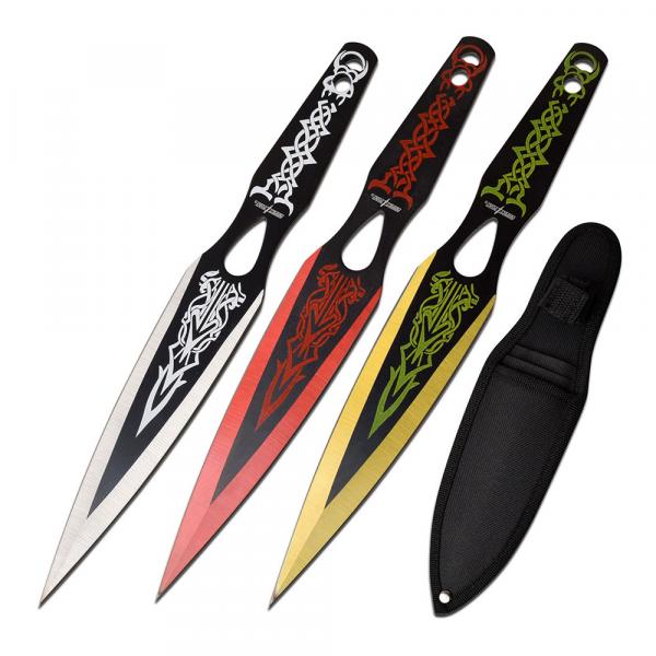 Tribal Throwing Knife Set (3)