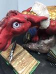 The Author Dragon Sculpture Polymer Clay