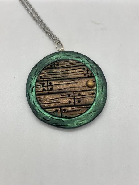 Hobbit Door Pendant Clay picture