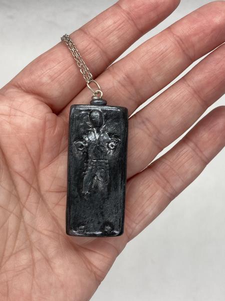 Han Solo polymer clay pendant picture