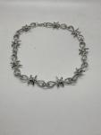 Barbed wire necklace