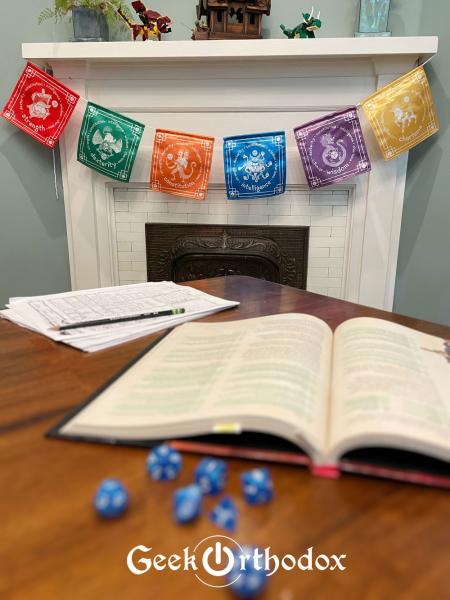 Dungeon Bunting inspiration flags
