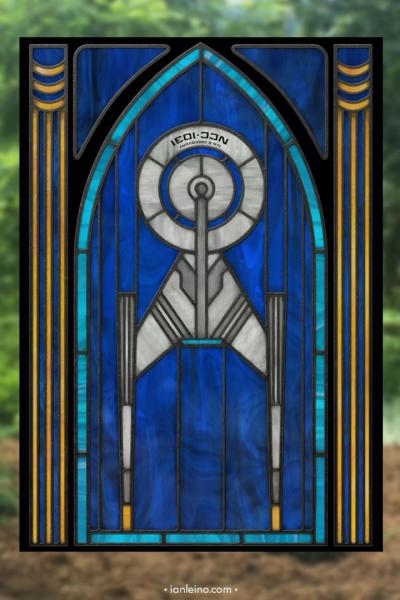 Star Wars “Discovery” - Stained Glass window cling picture