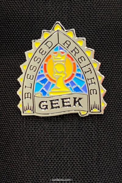 Blessed are the Geek Enamel Pin picture