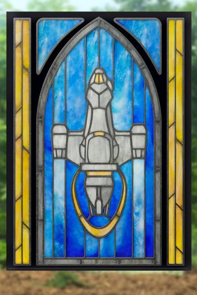 Firefly "Serenity" - Stained Glass window cling picture