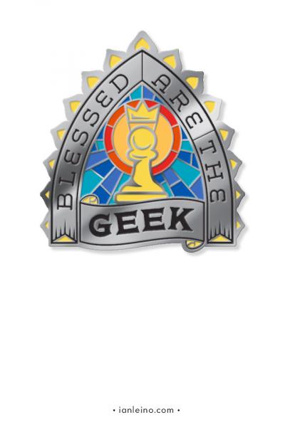Blessed are the Geek Enamel Pin picture