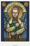 Aziraphale Icon - Stained Glass window cling