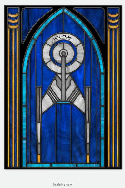 Star Wars “Discovery” - Stained Glass window cling picture