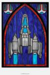 Last Starfighter "Gunstar" - Stained Glass window cling