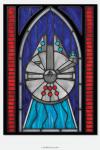 Star Wars “Millennium Falcon” - Stained Glass window cling