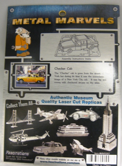 Metal Earth - Taxi - 32309010077 picture
