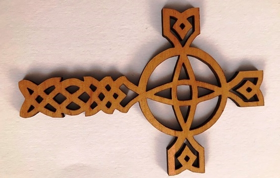 Celtic Cross Ornament 4 - 204-4212 picture