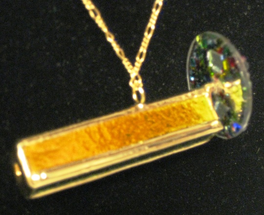 Riley - Dichroic Gold 4-Mirror Necklace Scope - 110-0105