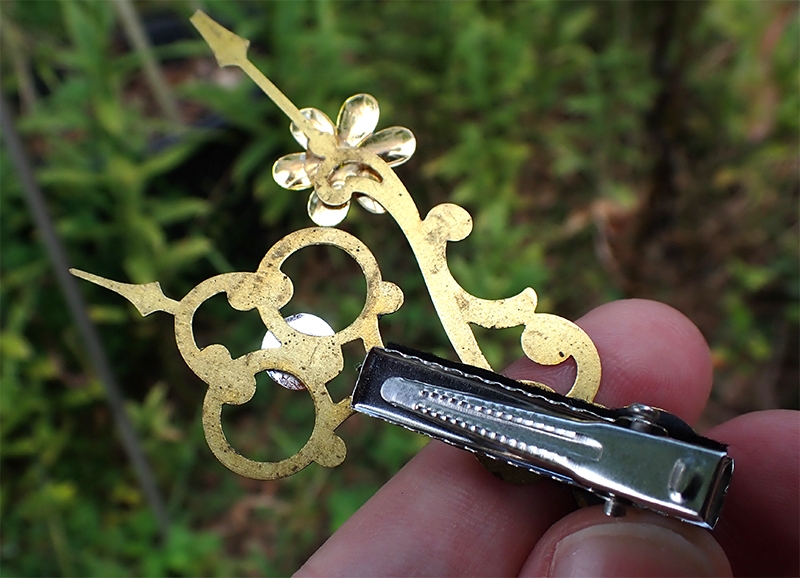 Bronze Clock Hands Steampunk Hair Clips Eventeny
