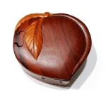 Peach Puzzle Box - Handcrafted - 811229010677