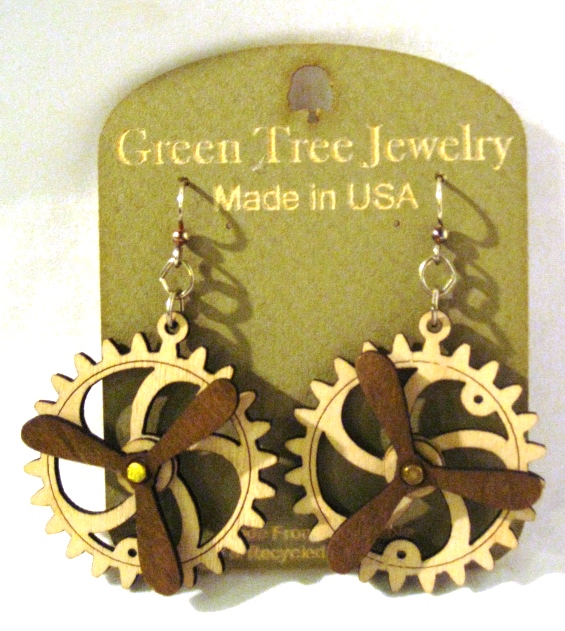 GT kinetic earrings - Propeller B - 520-5006B picture