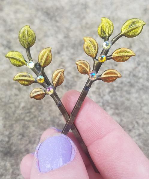 Changing Leaves Branch Bobby Pin Set picture