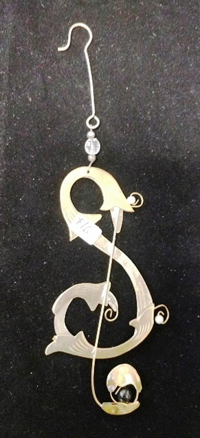 Treble Clef Ornament - 204-PI1549 picture