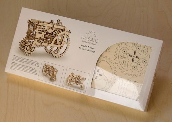 UGears Wooden Mechanical Tractor Kit - KD502240 picture