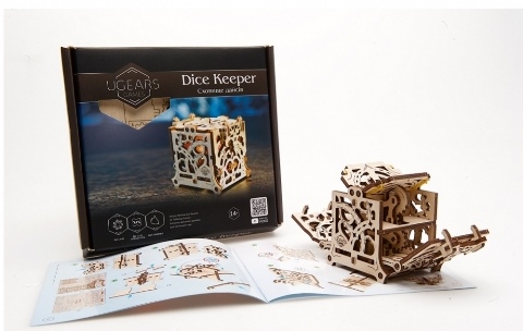UGears Wooden Mechanical Dice Keeper - KD502198 picture