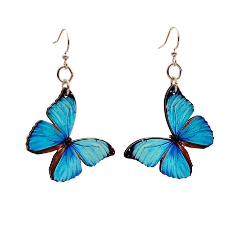 GT earrings - Blue Butterfly - 520-1294 picture