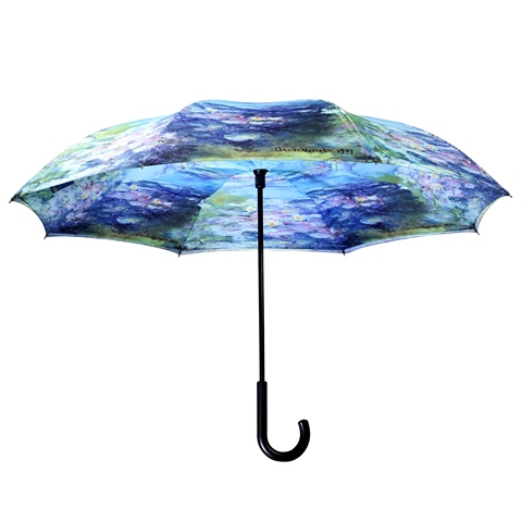 Reverse Umbrella - Monet Water Lilies - 280-20201RC picture