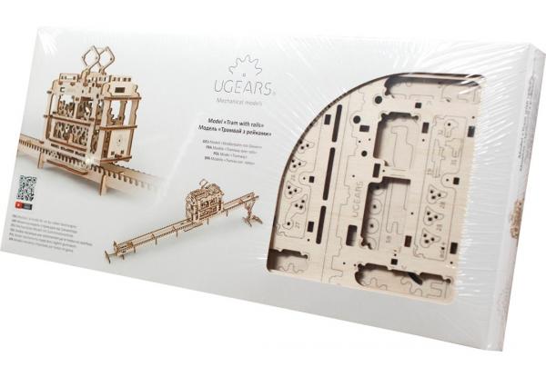 UGears Wooden Mechanical Tram Kit - KD502262 picture