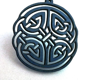 GT earrings - Celtic Maze, RB - 520-1351RB picture